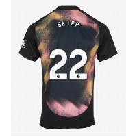 Maglia Calcio Leicester City Oliver Skipp #22 Seconda Divisa 2024-25 Manica Corta